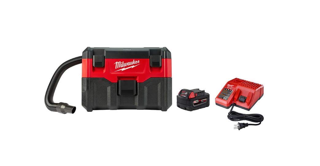 The Best milwaukee vacuum cleaner of 2026 to Upgrade Your Home 0880-20P M18 Wet/Dry Vacuum with XC5.0 Starter Kit