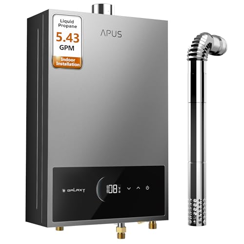 Image of APUS Propane Tankless Water Heater, 120,000 BTU, 5.43 GPM Indoor