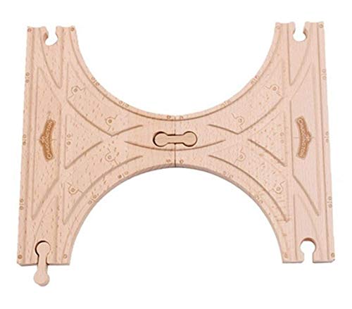 10 STKS railverbinding houten rail essentiële accessoires compatibel met Thomas houten rail, Brio wereldtrein, etc. - Image 3
