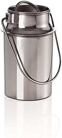 TAMLED Milchkanne Aus Edelstahl - 3 Liter Transportkanne Mit Tragebügel | Spülmaschinengeeignet