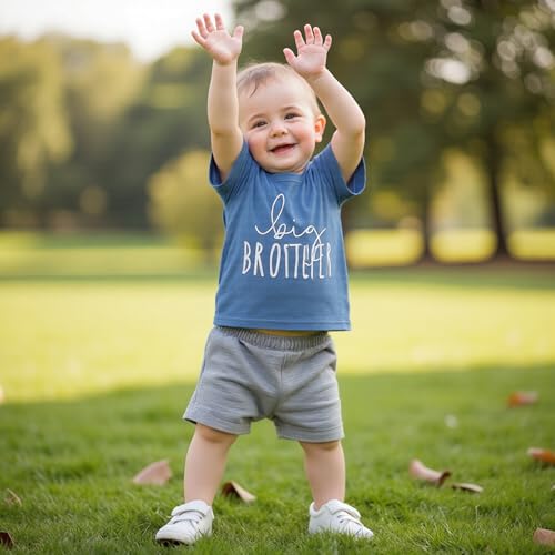 Big Brother T Shirt Little Brother Little Sister Big Sister Matching Outfits Siblings Baby Toddler Tee Clothes2