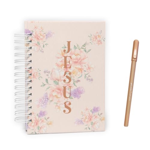 Caderno Devocional Floral Evangélico - Capa Dura Premium