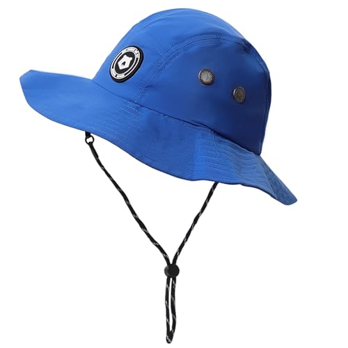 Kids Sun Hat Waterproof Quick-Drying Wide Brim Bucket Hats for Boys Girls Cute Bear Summer Beach Hiking Hats Age 2-8