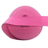 TTNDstore 5yards/Lot 20mm Elastic Ribbon Fold Over Spandex Elastic Band For Sewing Lace Trim Waist B