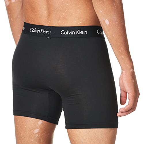 Calvin Klein Men's Body Modal Multipack Boxer Briefs, Black, Small - Thumbnail 3