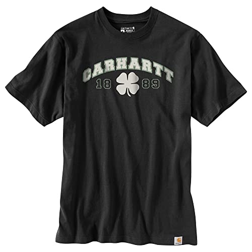 Carhartt Herren Relaxed Fit Heavyweight Short-Sleeve Shamrock T-Shirt,...