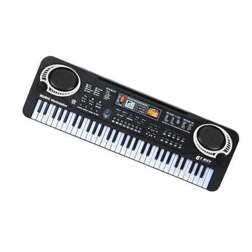 Électronique clavier Piano Clavier Électronique Numérique Noir À 61 Touches, Piano Électrique, Instrument De Musique, Avec Mini Microphone - Les Beatles, Paul McCartney, John Lennon, RIngo Starr, George Harrison Électronique clavier Piano Clavier Électronique Numérique Noir À 61 Touches, Piano Électrique, Instrument De Musique, Avec Mini Microphone