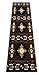 Concord Global Trading South West Runner Area Rug Design C318 Chocolate (2 Feet X 7 Feet)