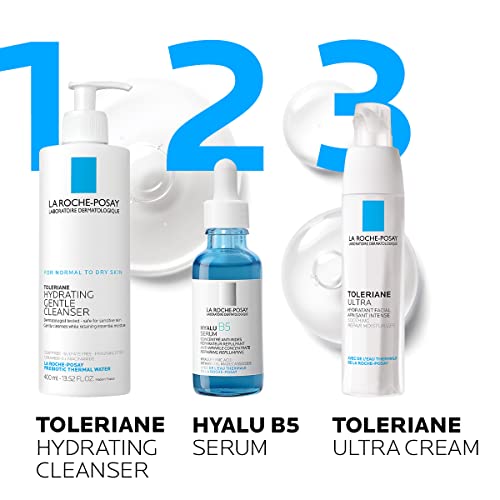 La Roche-Posay Hyalu B5 Pure Hyaluronic Acid Serum For Face, With Vitamin B5, Anti-Aging Serum For Fine Lines And Wrinkles, Hydrating Serum To Plump And Repair Dry Skin, Safe On Sensitive Skin #TOP6
