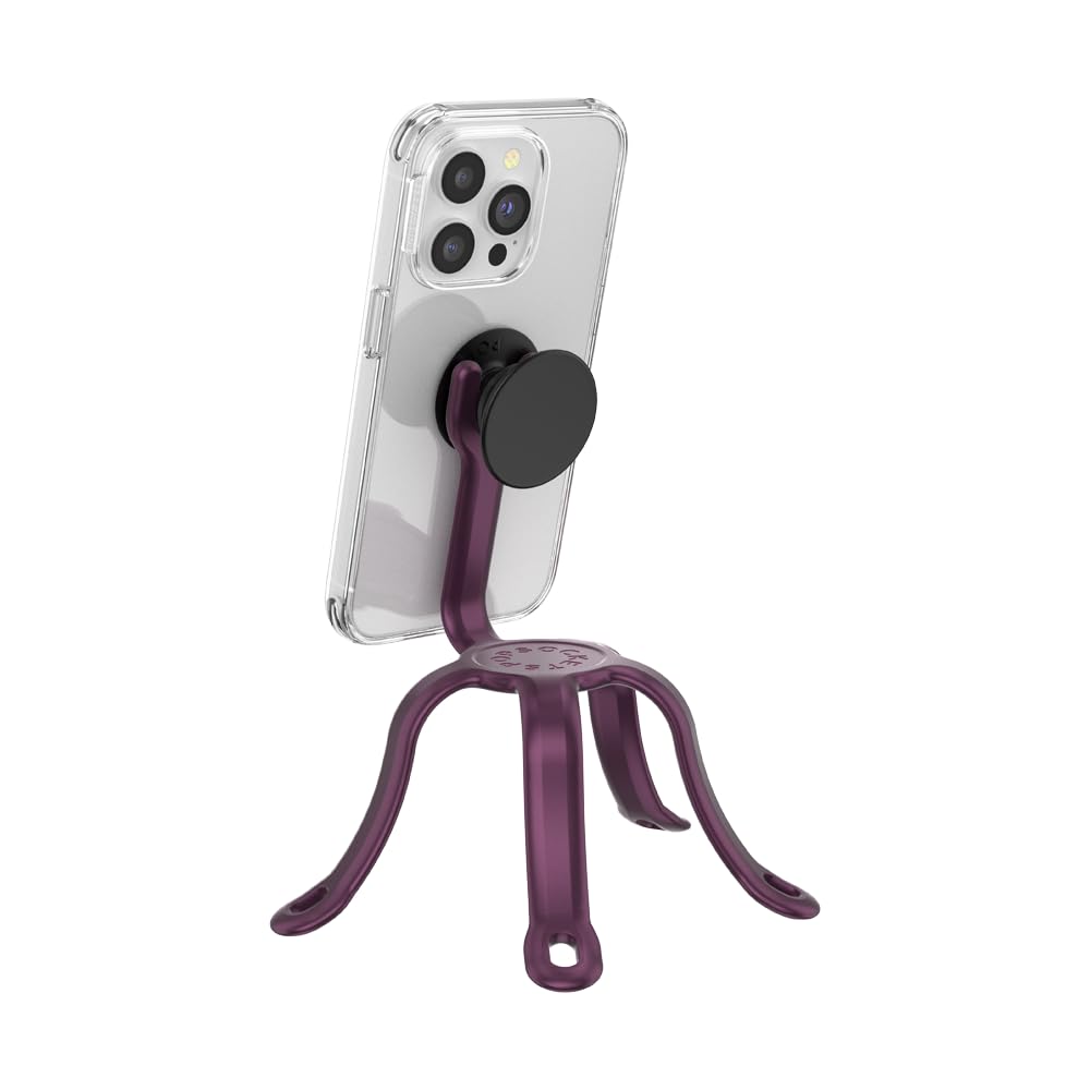- PopSockets: Flexible Phone Mount & Stand, Tripod, Universal Device Mount - Red Wine