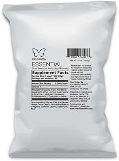 Trim Healthy Essential Amino Acid Formula, Pure Protein Powder with Leucine, Citrus Flavor, 18 oz