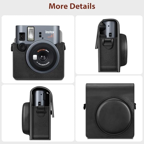 Funda protectora para Fujifilm Instax Mini 41 de cuero vegano miniatura 5