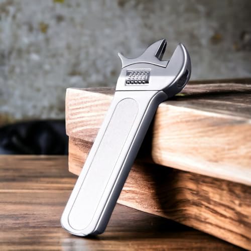 Encendedor molde llave ajustable plateado recargable miniatura 2