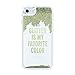 kate spade new york Liquid Glitter Case for iPhone 8 - Also Compatible with iPhone 7 - Glitter is My Favorite Color Gold/Clear