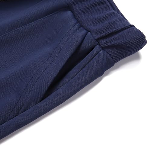 Little Boys Fall Baggy Sweatpants Toddler Boy Fall Casual Pants Drawstring Elastic Waist Solid Joggers with Pockets 5