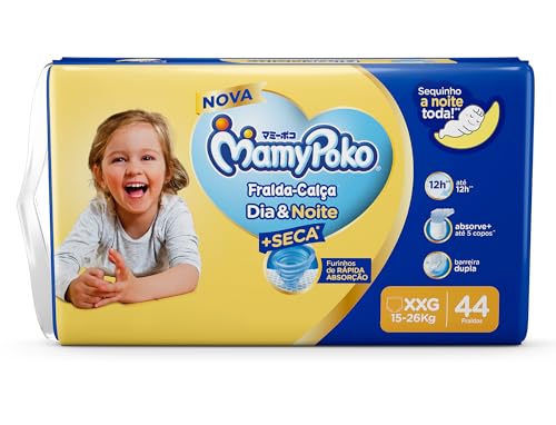 MamyPoko Fralda-Calça Dia&Noite Xxg 44 Unidades