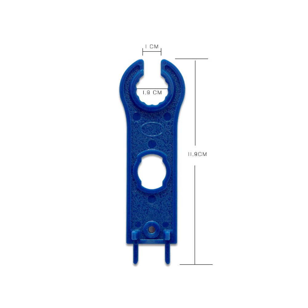 Set di strumenti di crimpatura per connettori per cavi per pannelli solari M-C Style Quattro Dimensioni 2.5/4/6 mm2 2 pinze crimpatrici 2 chiavi dritte una coppia di connettori maschio/femmina