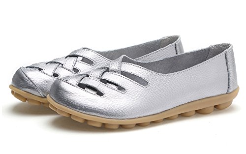 Image of VenusCelia Women's Braided-Nests Walking Flat Loafer