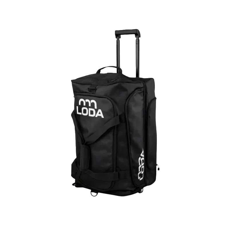 LODA Trolley (75L) Multifunktionale Sporttasche mit Rollen & Teleskopgriff | Rucksackfunktion - Unterteilbares Hauptfach, Schuh-, Nass- & Duschfach - Ideal für Mannschaftssport, Training & Reisen
