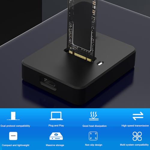Adaptador LICAEVEY M.2 SSD a USB C 10Gbps miniatura 2