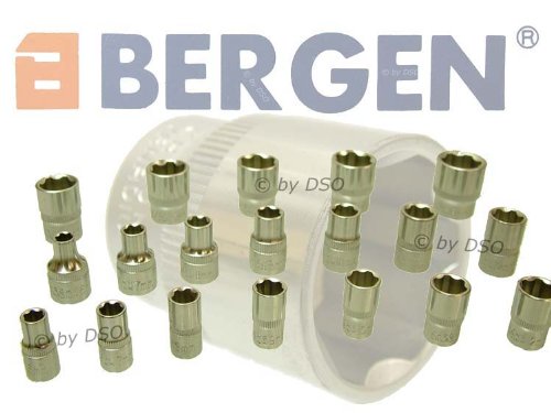 US Pro 22 Piece Superlock Supergrab 3/8" and 1/4" Shallow Socket Set B1398, Variety Pack - Image 3