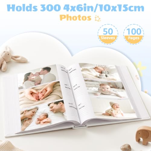 EARLY MINDS Baby-Fotoalbum 10x15 300 Taschen Einsteck-Erinnerungsbuch – Ansicht 3