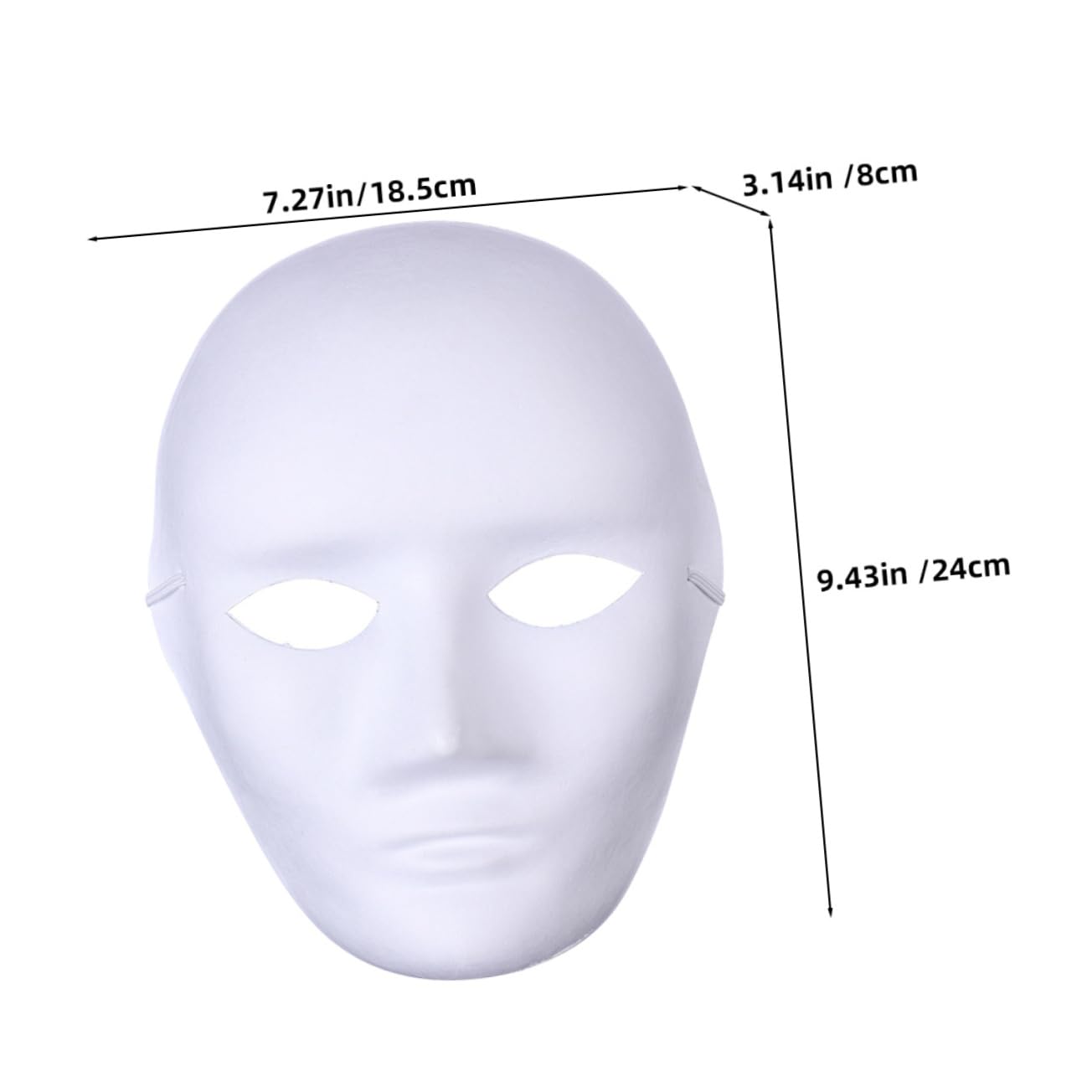 Holibanna 27stücke Blank Masken Für Unbemalte Pappmaske Malen Für Cosplay Geburtstagsfeiern Und Kreative Bastelprojekte
