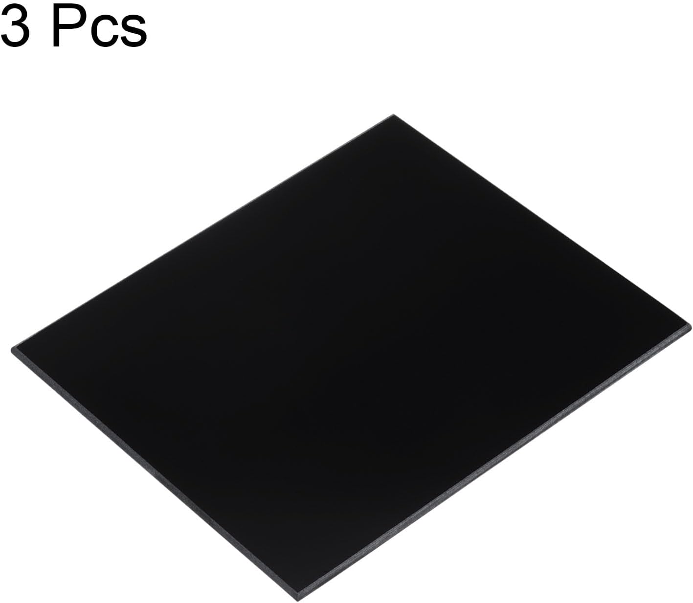HARFINGTON 3pcs Welding Lens 5.24" x 4.5" (133mm x 114mm) Shade 9 Glass Replacement Welding Lenses Darkening Filter Plates for Welding Helmet, Black