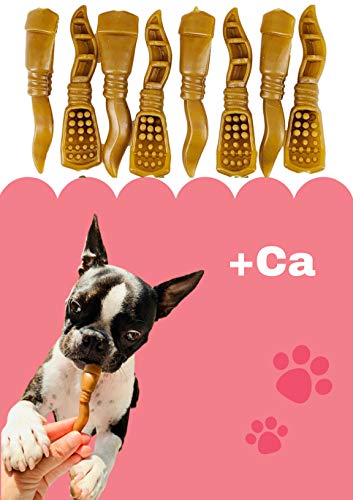Vegetarische Hundesnacks. Zahnpflege Kauartikel für Kleine Mittlere und Große Hunde. Glutenfrei Fettarm. 24 U.