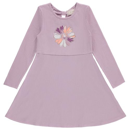 BTween Girls Long Sleeve Dresses, 3 Pack Soft Cotton Casual Dresses for Kids4