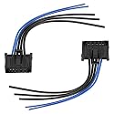 eMagTech Heizungswiderstand Kabelbaum Ersatz 6450JP 9636618080 Kompatibel mit Citroen Xsara Picasso/C3 Kompatibel mit Peugeot 206/206 CC SW/ 307 20cm