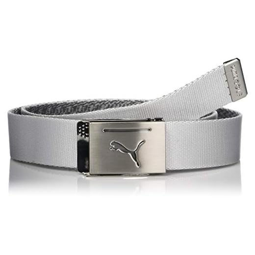 PUMA Golf 2019 Men's Reversible Web Belt (One Size), Bright White