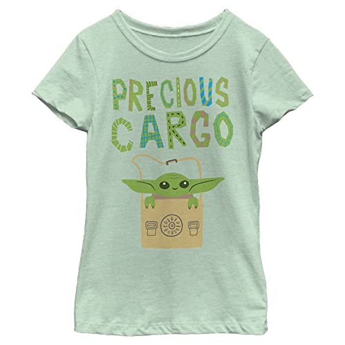 STAR WARS Mandalorian Precious Cargo Girls Short Sleeve Tee Shirt