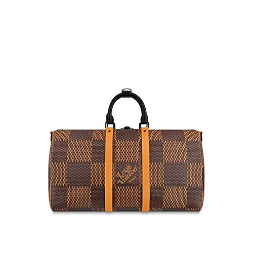 Louis Vuitton x Nigo LV² Collection Keepall 50 Bandouliere Travel Bag Luggage N40360