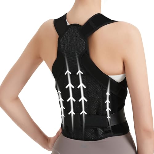 LATADBITEL Back Brace Posture Corrector For Men And Women Back Straightener Posture Corrector Adjustable Back Posture Belt Alleviate Back Pain Hunchback And Scoliosis Posture Corrector Kyphosis