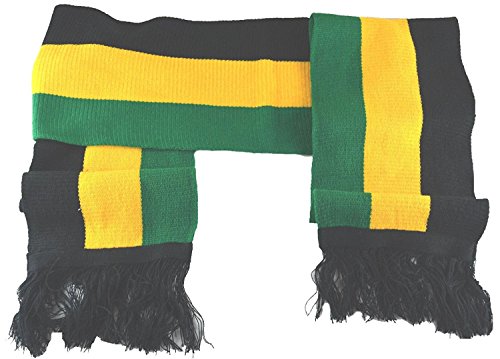 MM Jamaican Scarf Black Yellow Green 8