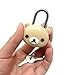 Honbay Cute Cartoon Animal Padlock Mini Bear Padlock Lock with Key - for Jewelry Box, Purse, Handbag, Backpacks, Cabinet, Treasure Chest, Suitcases, Lockers, Letter Box, Diary, Notebook, etc