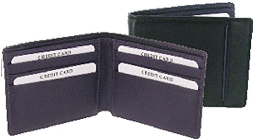Funda fina de piel de becerro de alta calidad, color negro y berenjena
