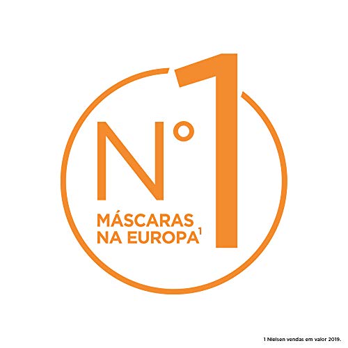 Máscara Facial em Tecido Vitamina C Garnier Uniform&Matte, 28G, Garnier, Tecido Branco