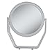 Zadro Dual Sided Swivel Vanity Mirror, Acyrlic Finish, 1X and 5X