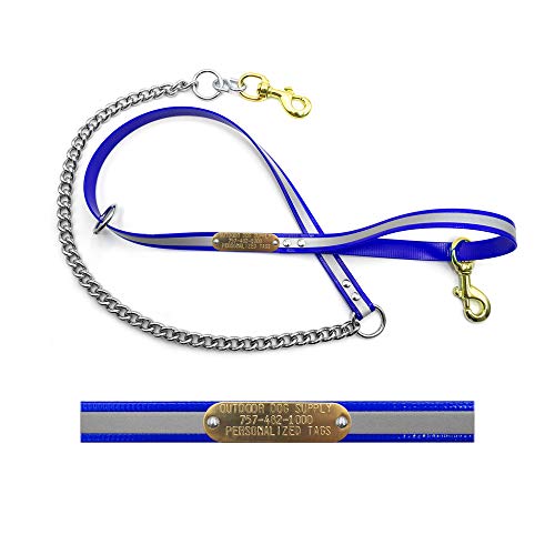 Heavy Duty Reflective Chain Tree Lead with Custom 3/4