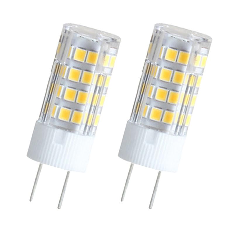 DLEDMOP G8 LED Bulb 5W Ceramic Corn Light Bulbs AC220V 6000K Cold White G8 Base for Kitchen Under Cabinet Counter Lighting Puck Light(5W-2PCS/cold White)