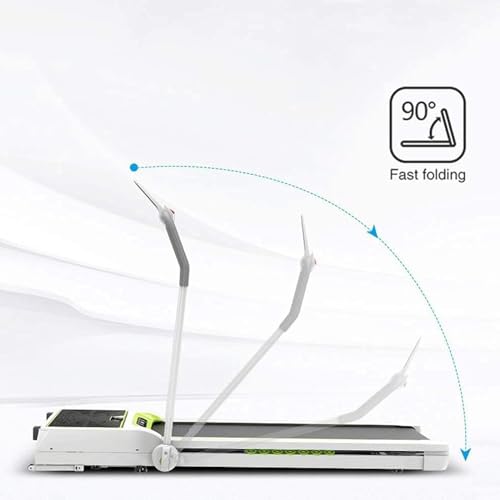 Image of Folding Treadmills Treadmill, Folding Running Tablet Holder, Speakers, 130 Lb Max Weight Colour- Green