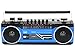 Produktbild Trevi RR 501 BT Stereo Boombox tragbar Bluetooth, USB, SD, MP3, Blau