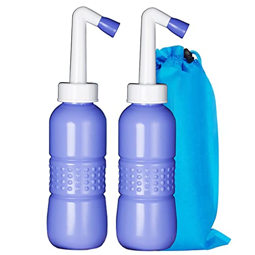 Portable Bidet, Travel Bidet, Handheld Bidet, Portable Bidet for Travel, Sprayer Mini Handheld Bidet for Personal, Hygiene Care Bottom Wiper, 450ml Capacity Water Resorvoir (2)