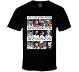 Novak Djokovic Tennis Old Generation New Generation Next Generation Fan T Shirt S Black