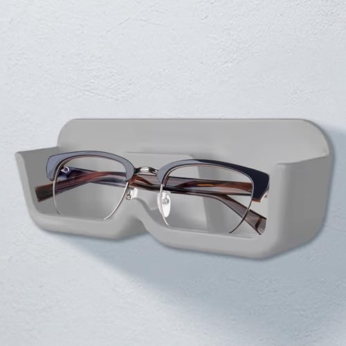 Tewzafiya Soporte para vasos de pared, soporte para gafas, organizador de almacenamiento para gafas de casa, ahorro de espacio, organizador para dormitorio, sala de estudio - imagen 3