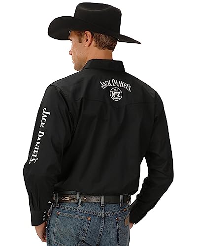 Jack Daniels Men's Daniel's Logo Rodeo Long Sleeve Western Shirt3