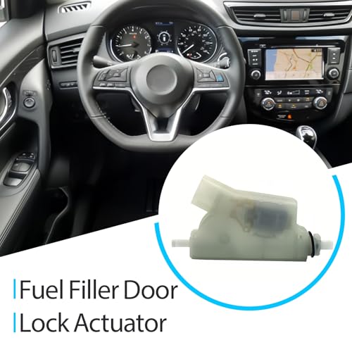 Image of Generic White Fuel Filler Door Lock Actuator Fits for Nissan Rogue 2018-2020 Replaces 78850-AR00A
