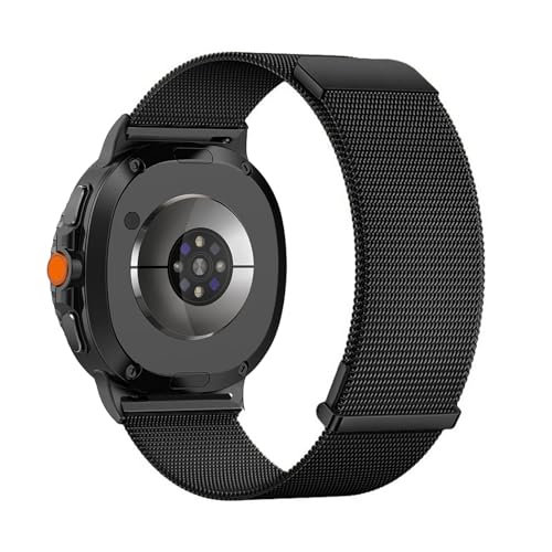 金属 スマートウォッチバンド 対応 Samsung Galaxy Watch 8 Classic 交換ベルト調整可能 男女兼用 マグネットクラスプ 鋼 留め金 メッシュ 軽量 通気性 ストラップコンパチブル 換えバンド Samsung Galaxy Wat